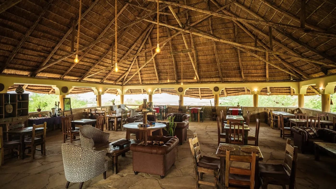 The thatched restaurant