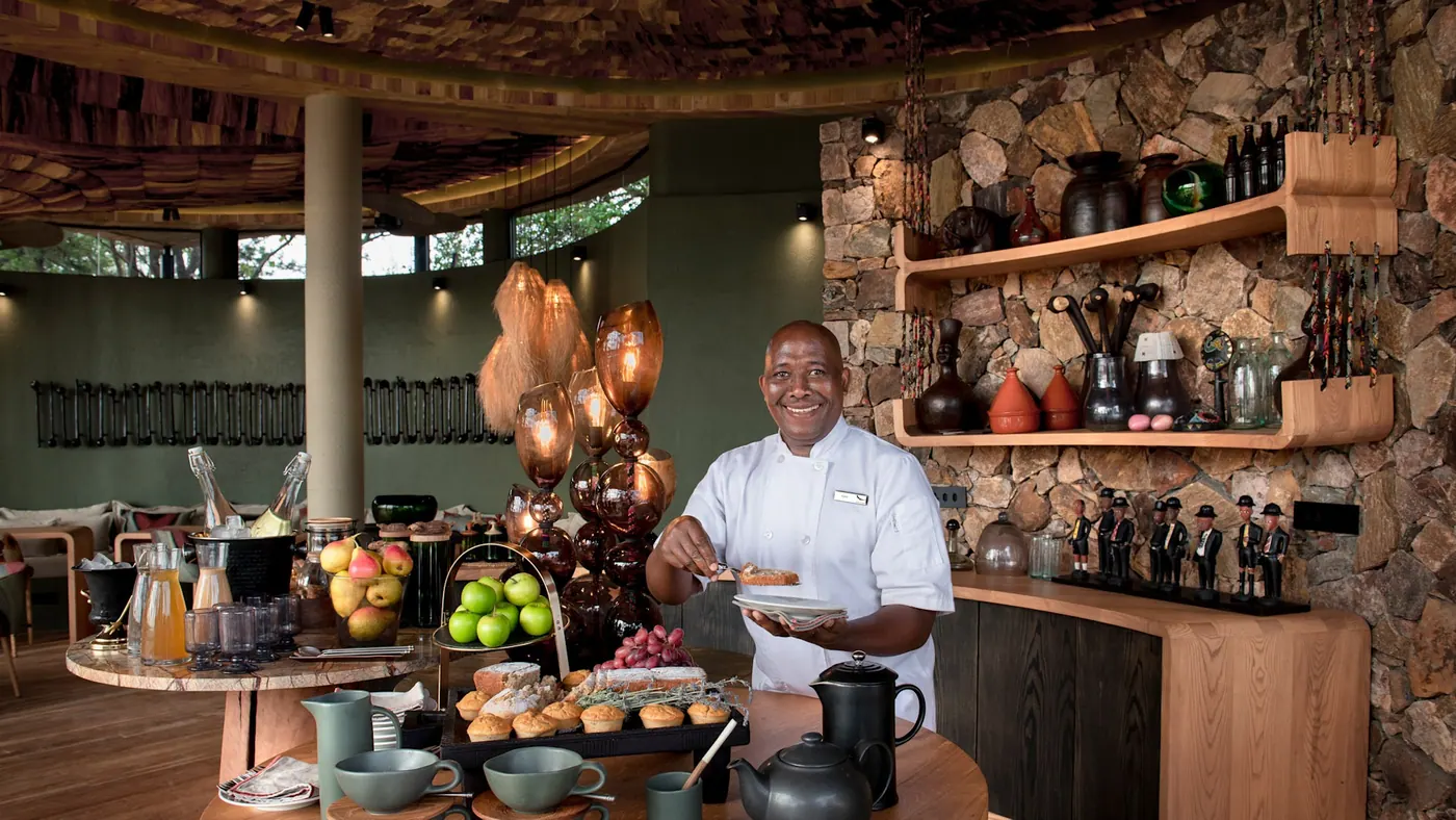 Chef at the pantry