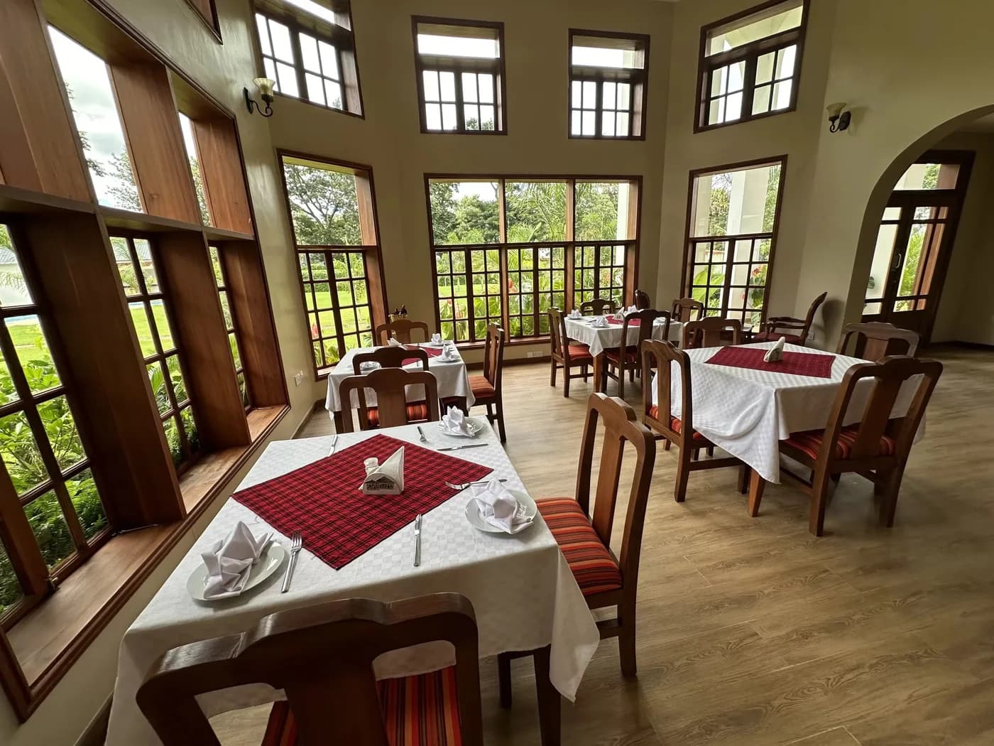 The dining room