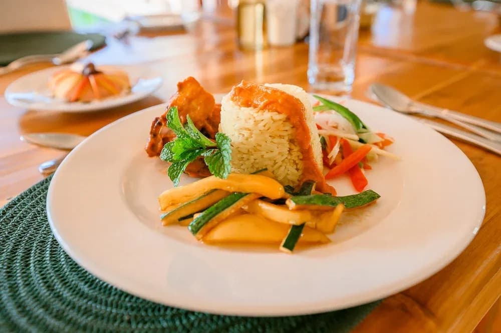 Lunch at the table