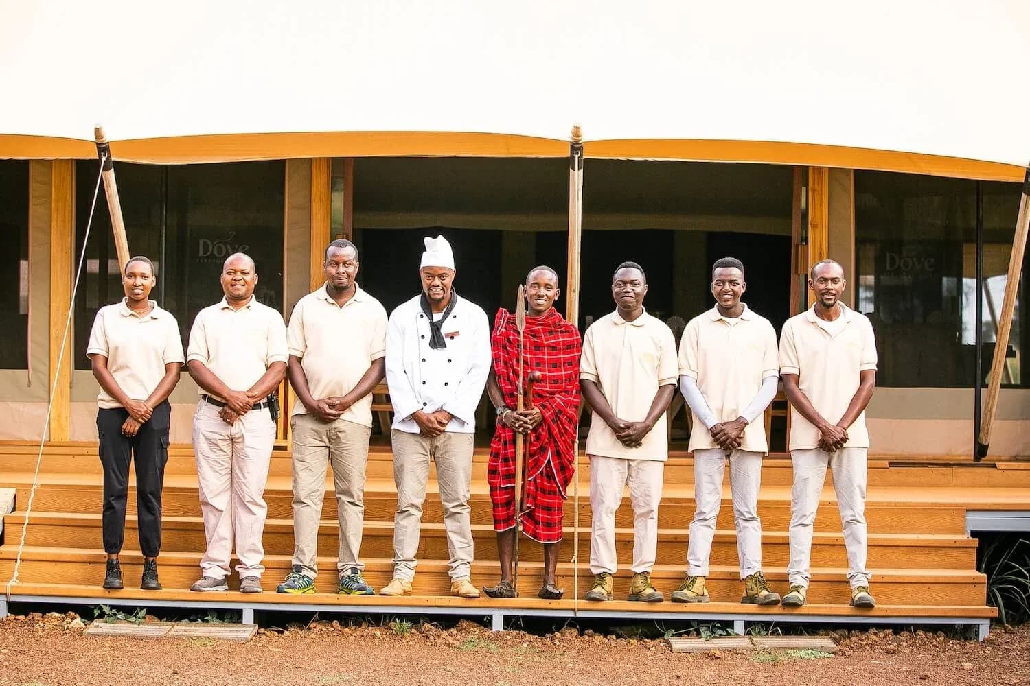 The camp team