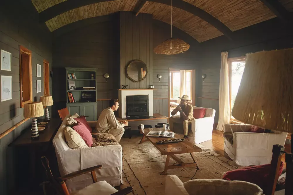 Lounge by the fire