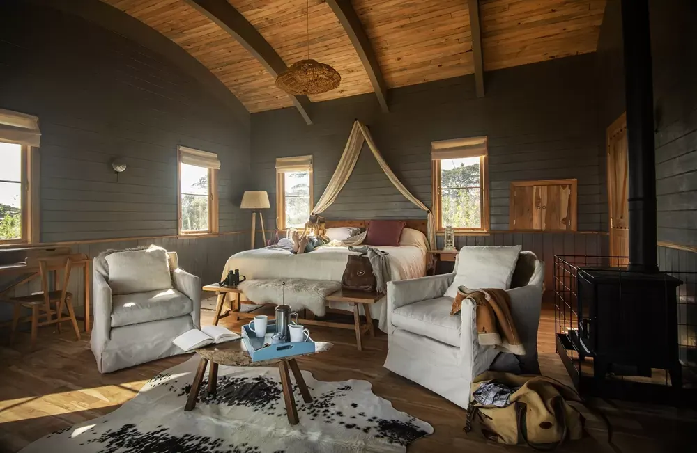 Bedroom and sitting area