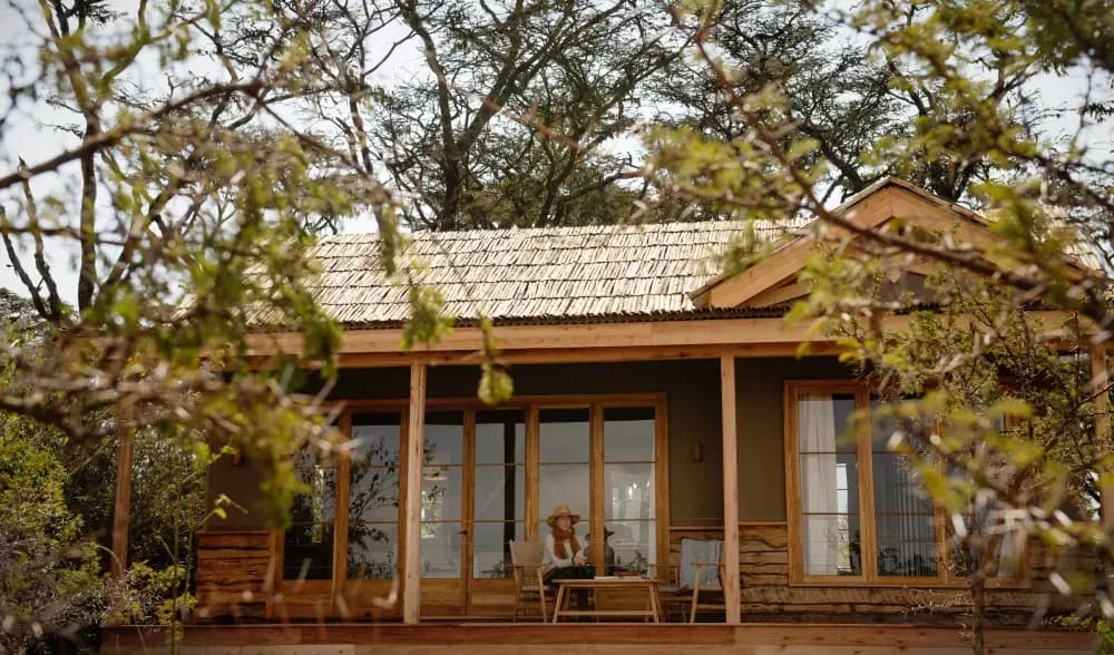 Cabin and its veranda