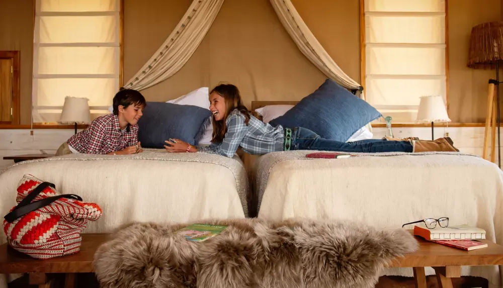 Children in the family room