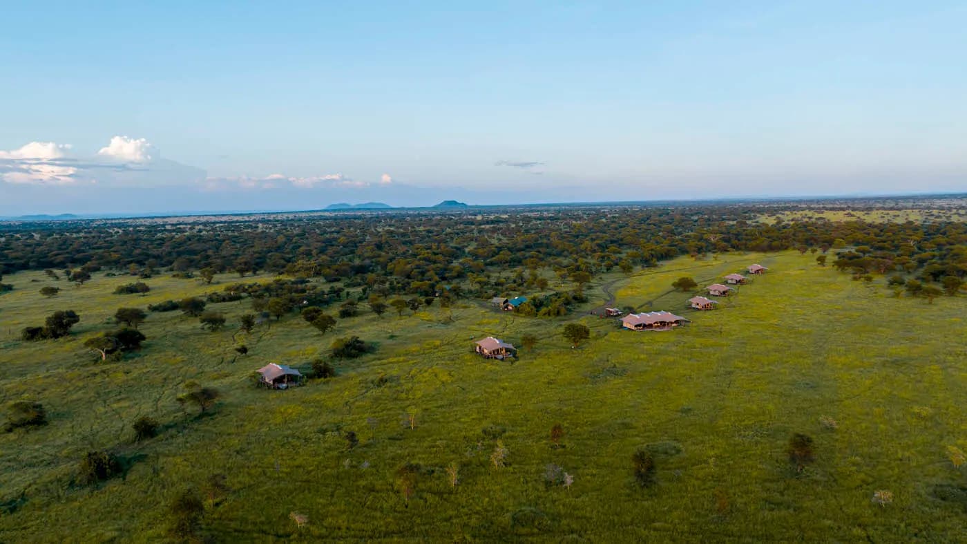 The camp from above