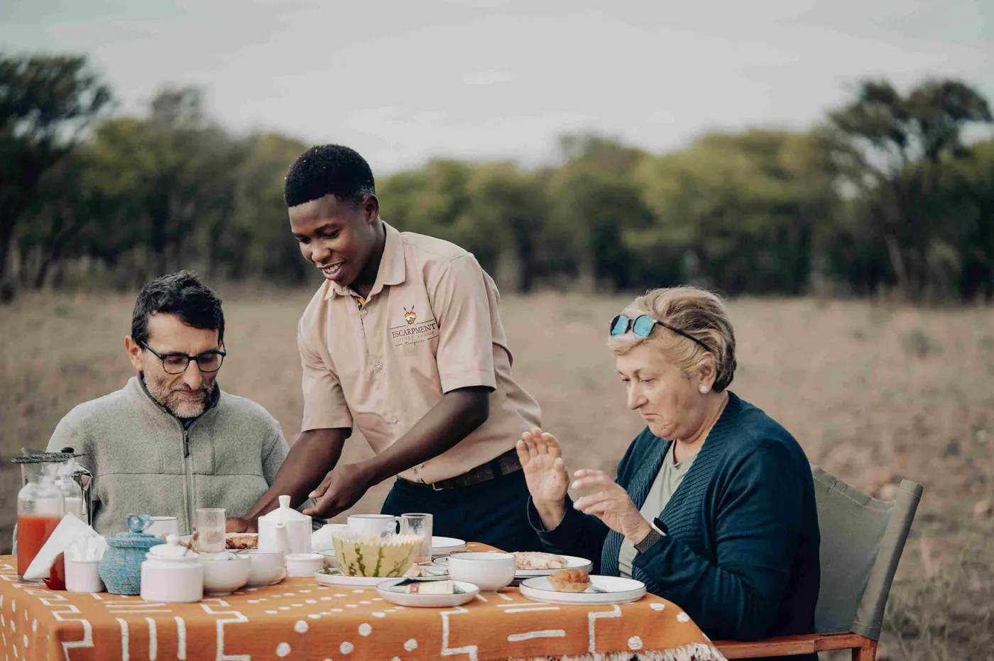 Served at the bush table