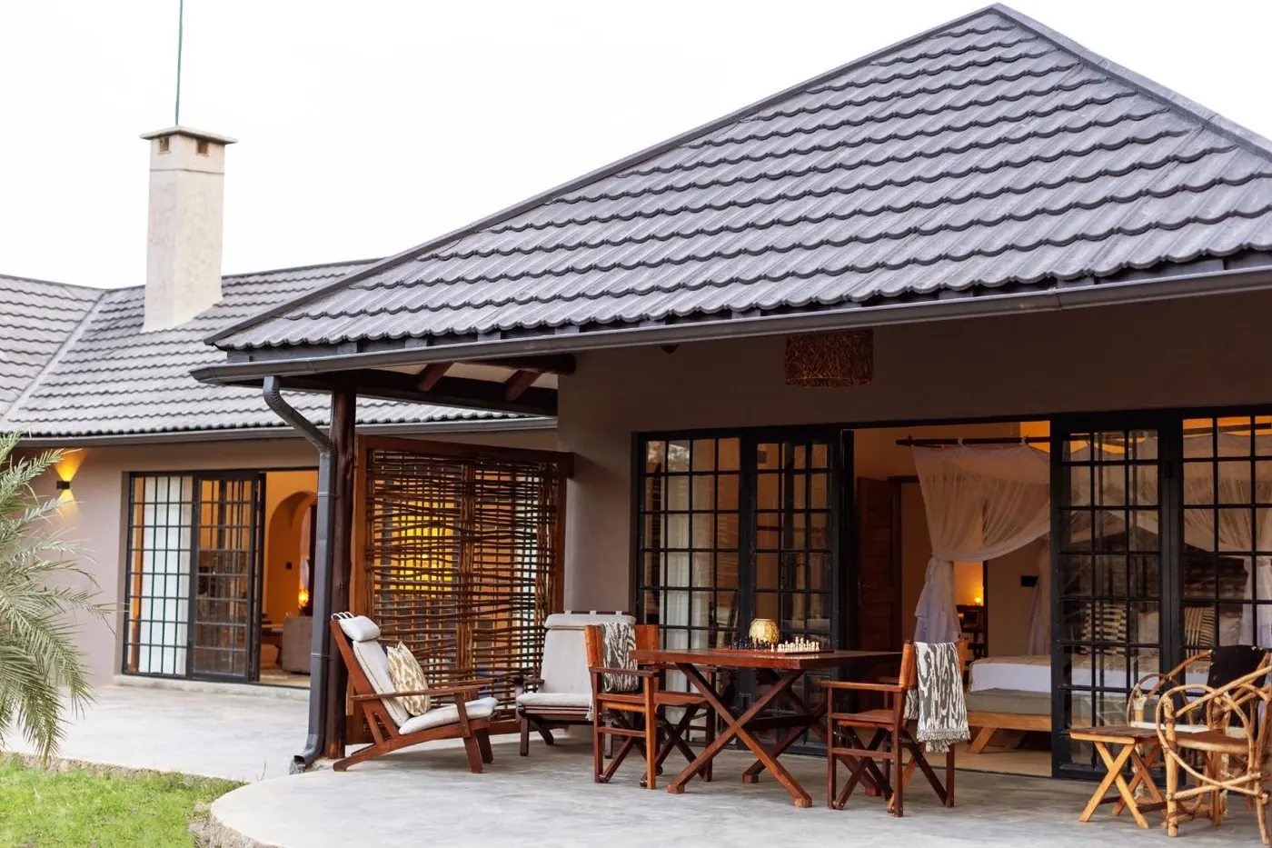 Guest cottage and its terrace