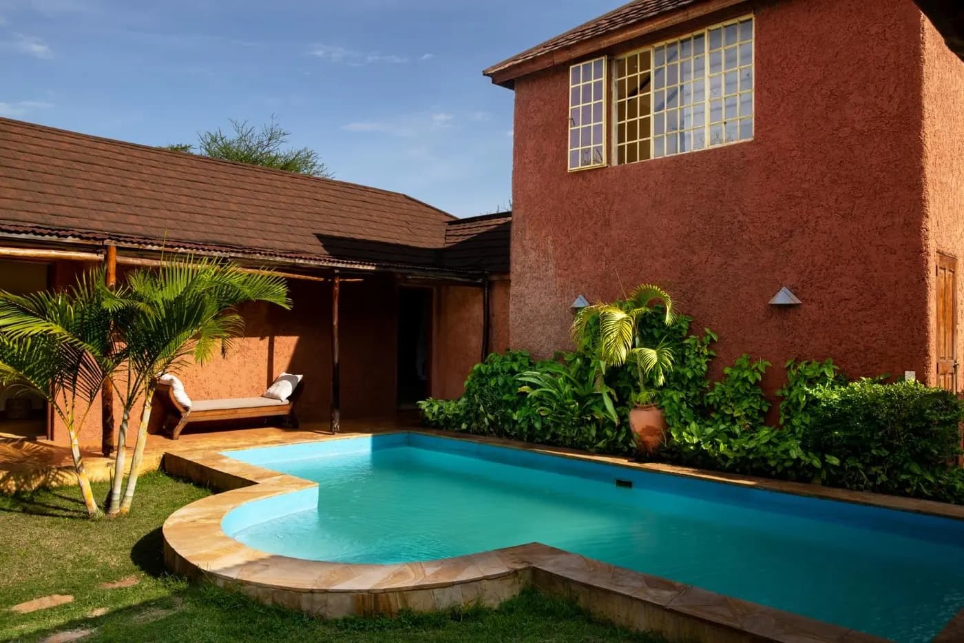 Pool beside the villa