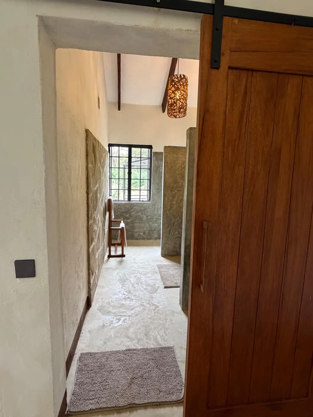 Doorway through to the bedroom