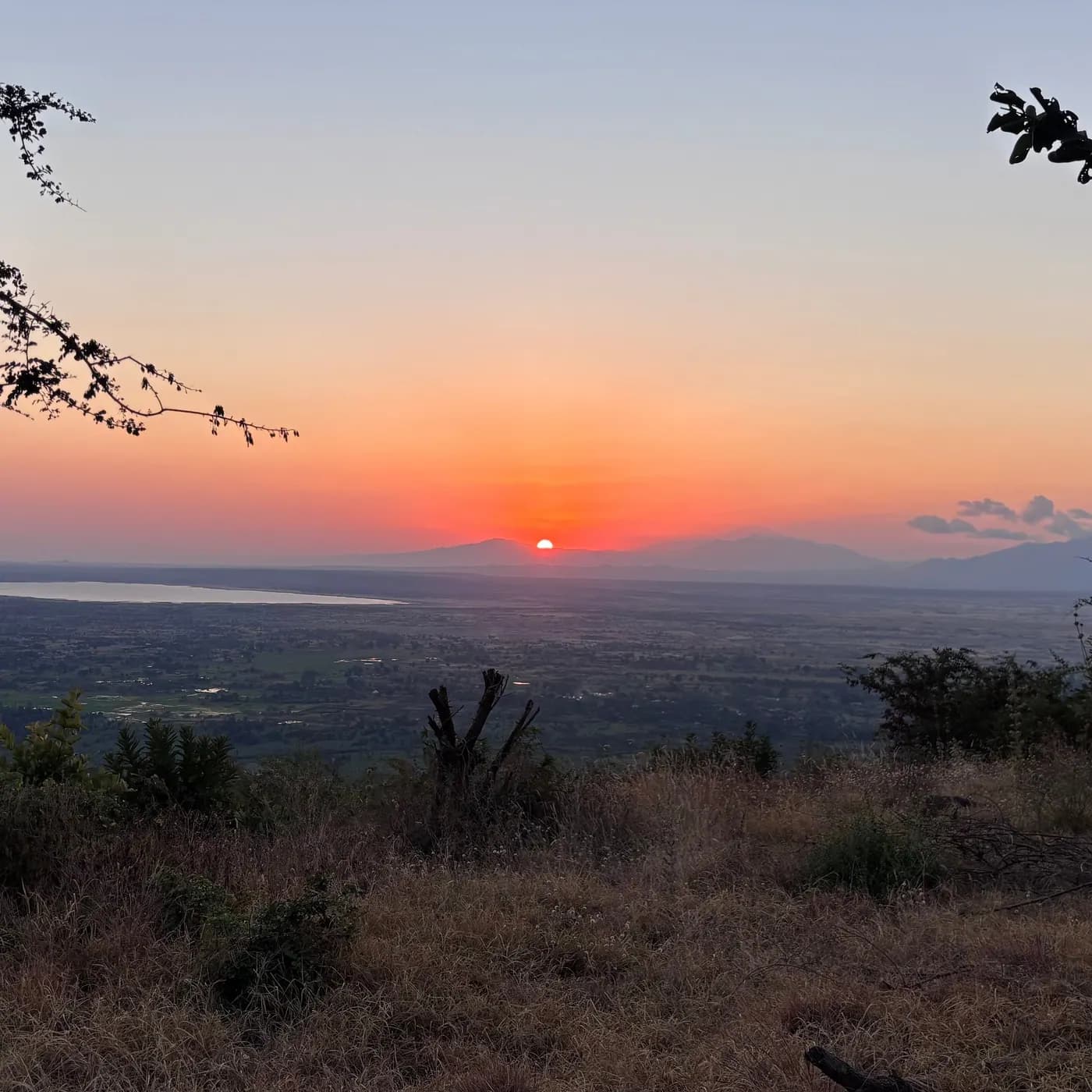 Sunset from the escarpment