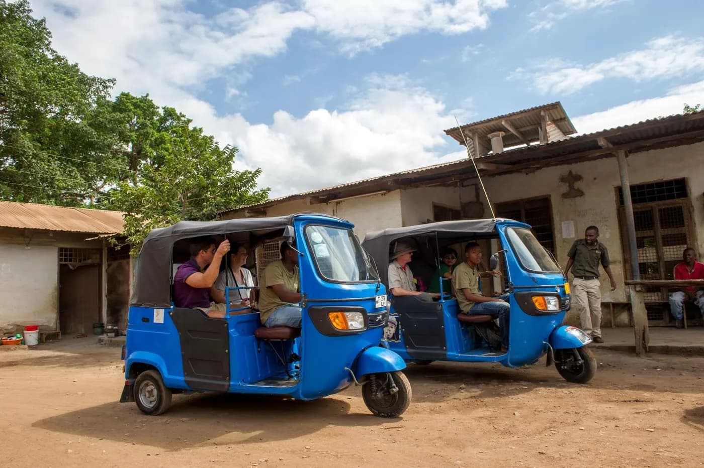 Tuk-tuk ride into Mto wa Mbu