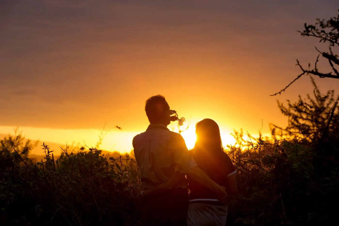 Sundowners at the escarpment