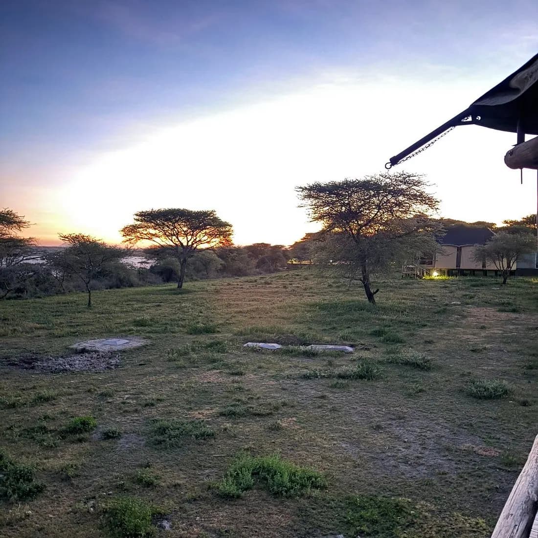 Sunset over the bush