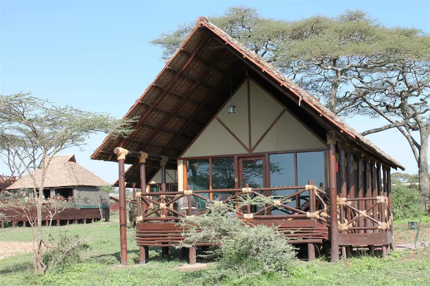 Chalet and its deck