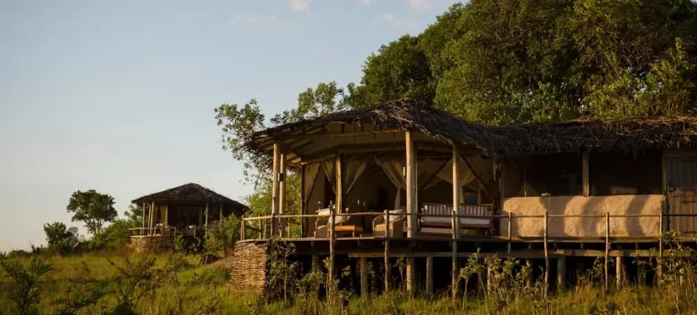 Pavilion on the hillside
