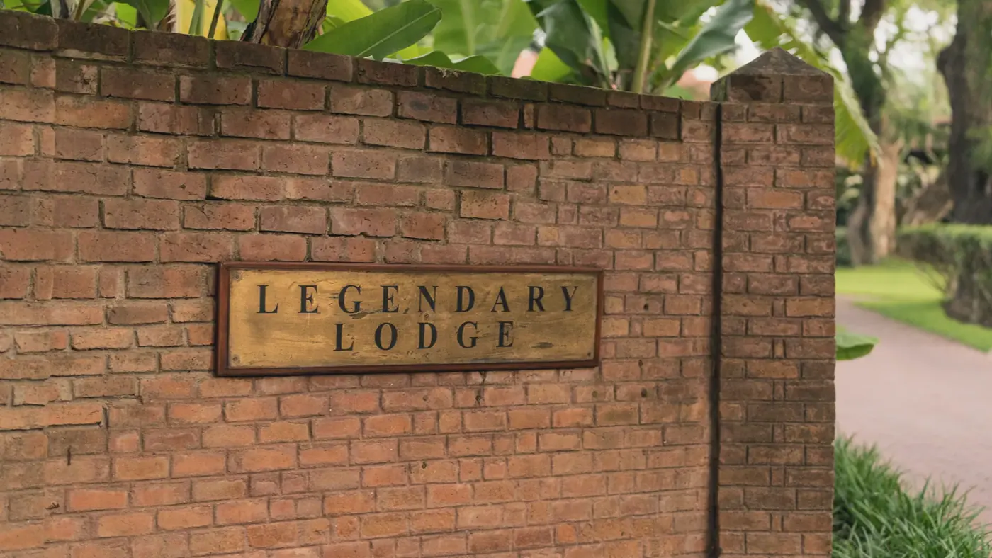 The lodge sign