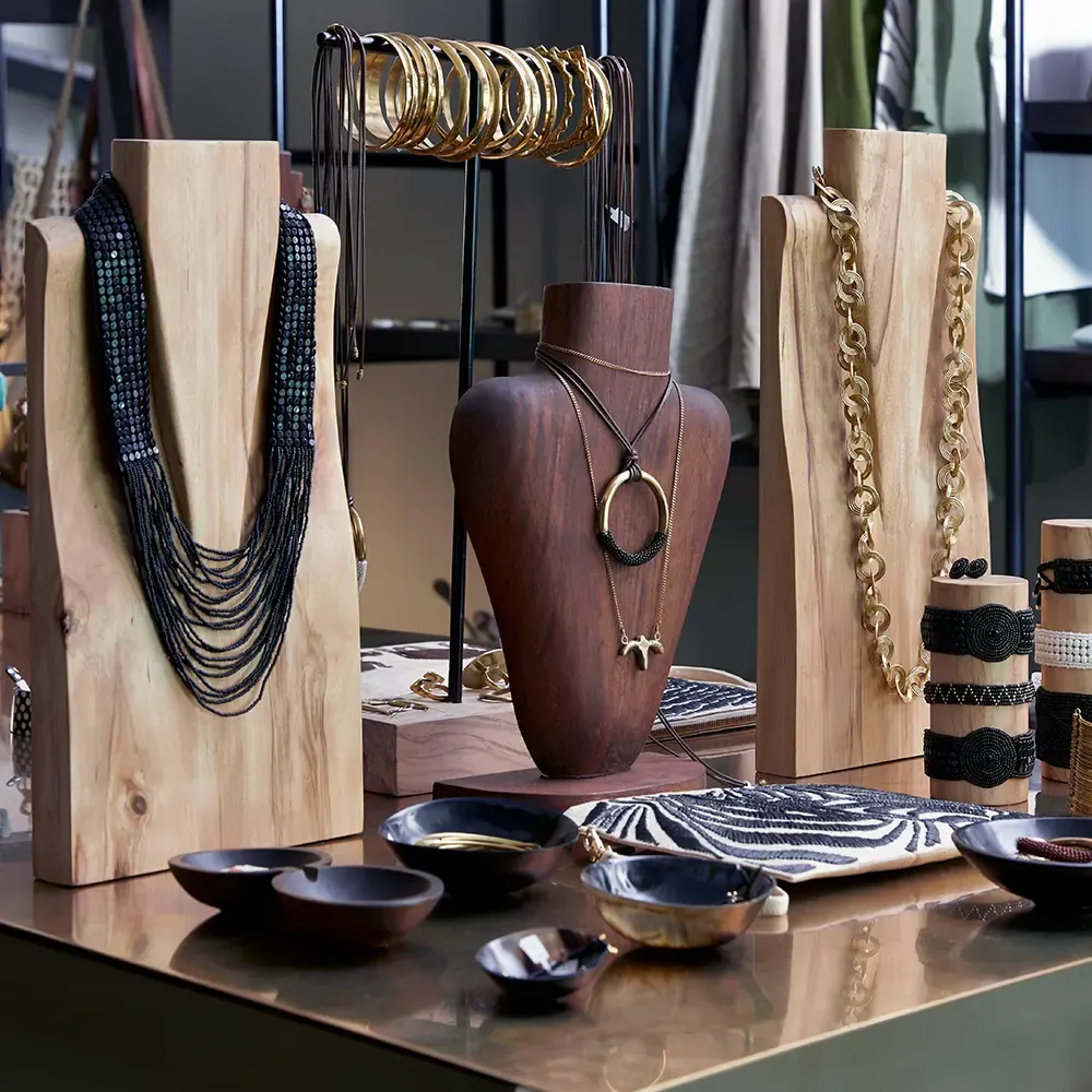 Jewellery in the boutique