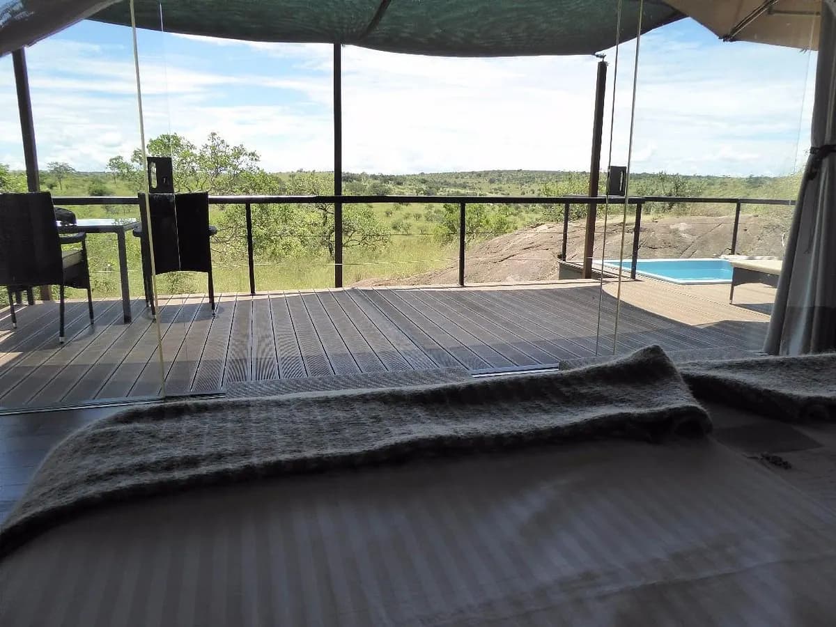 Daybed on the suite deck