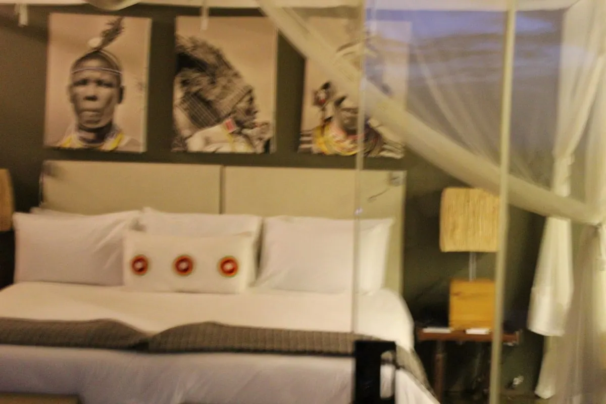 Cushions on the bed
