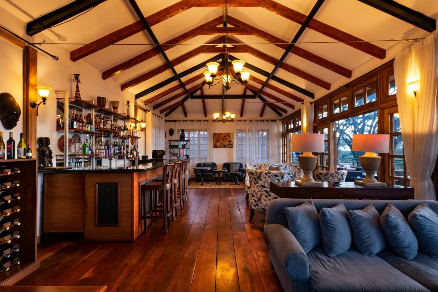 Lounge and bar