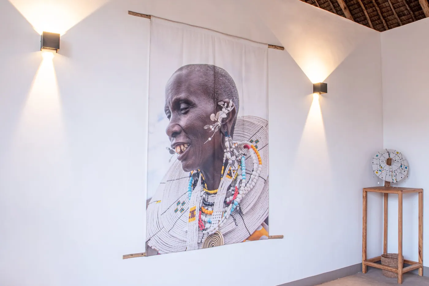 Maasai portrait in the lounge