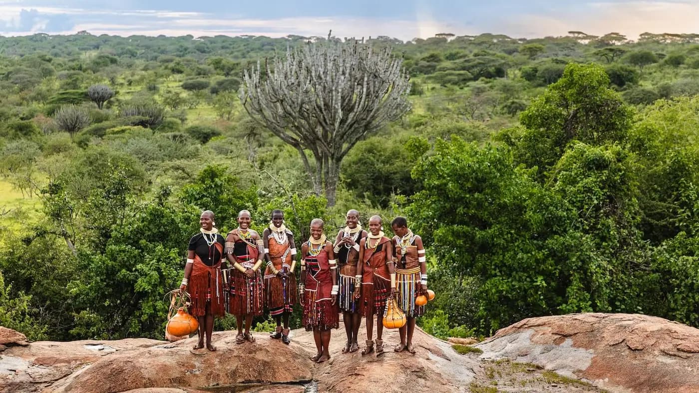 Hadzabe group on the rocks