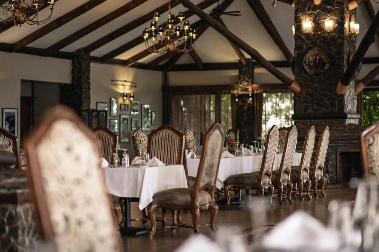 The dining room