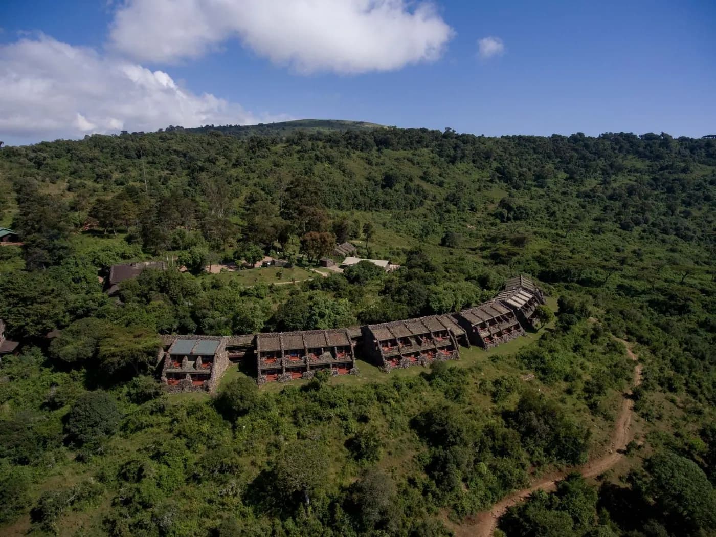 The lodge among the rim forest