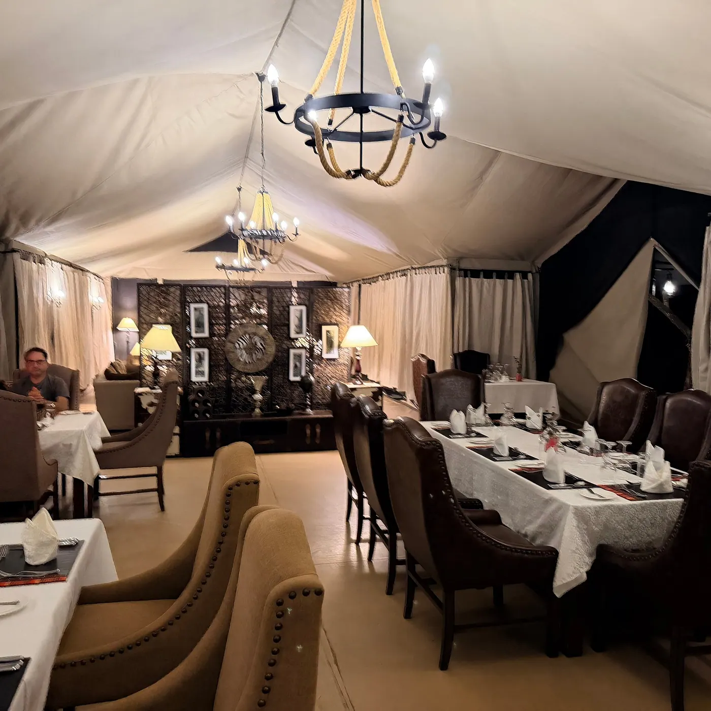 The dining tent