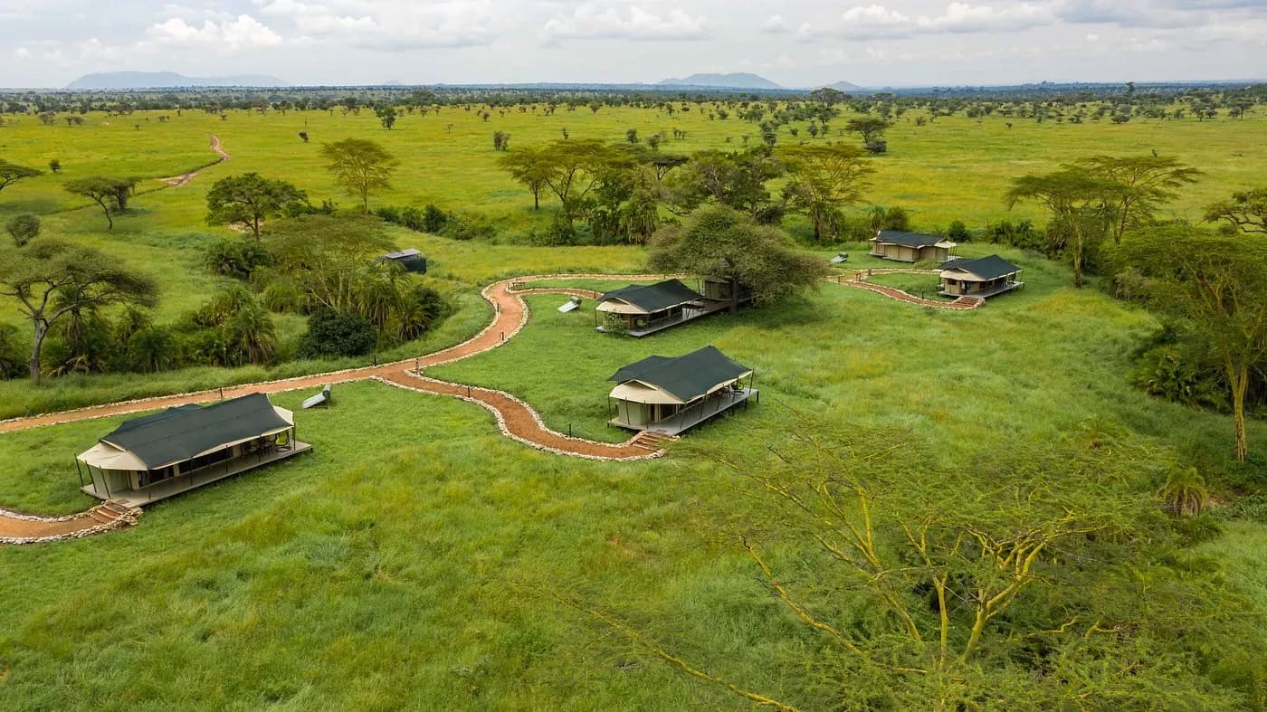 The camp from above