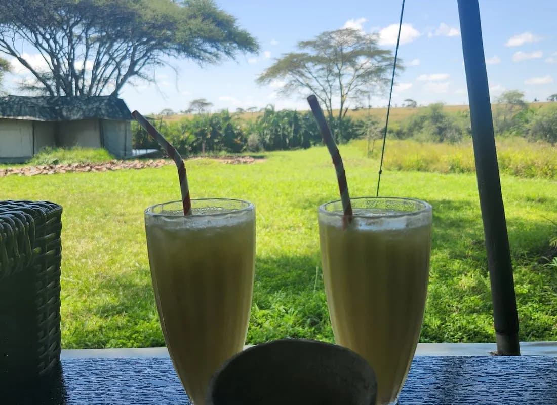 Fresh juice on the deck