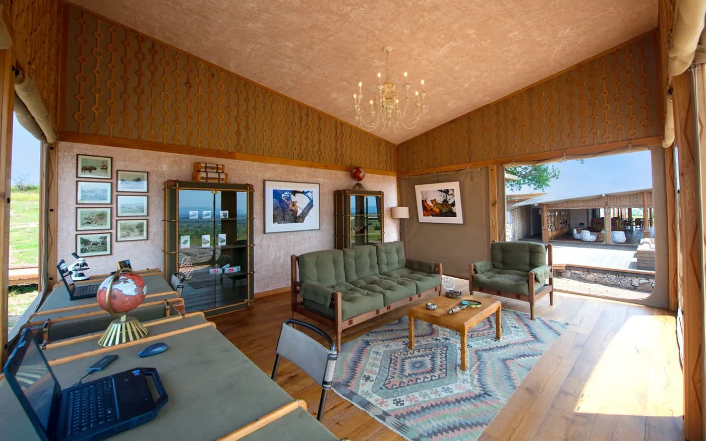 The photography room
