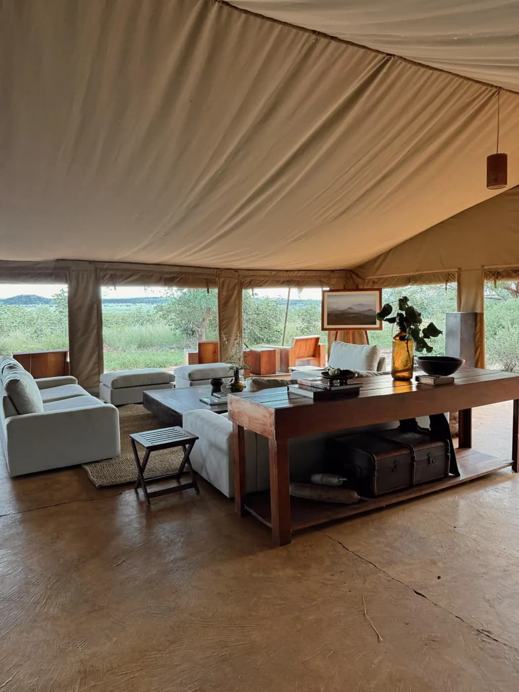 The mess tent