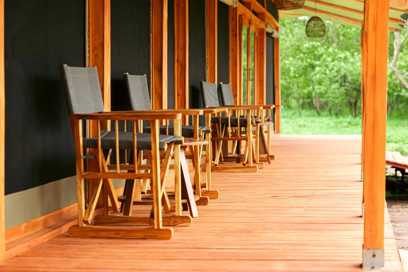 Chairs on the veranda