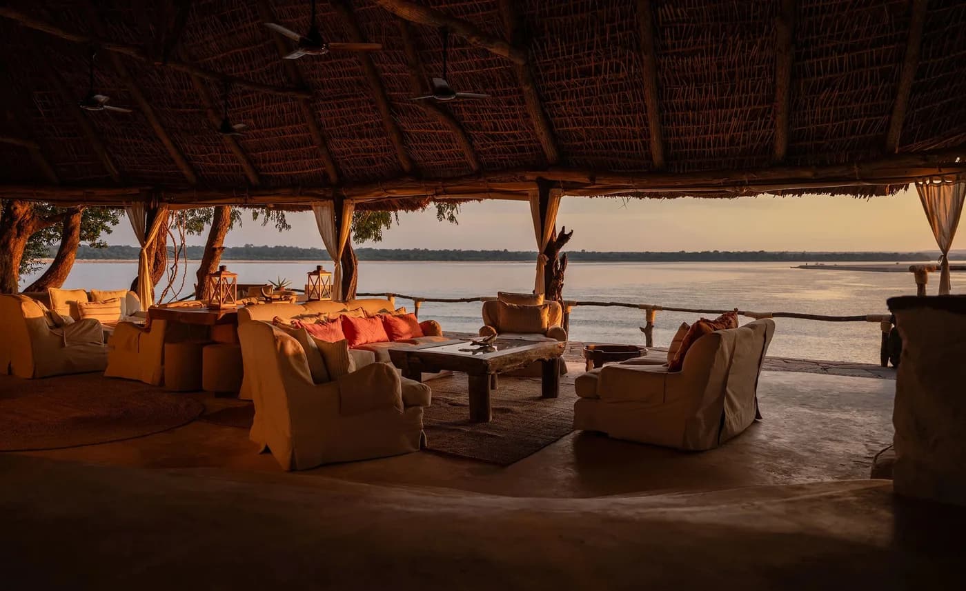 Lounge under the thatch