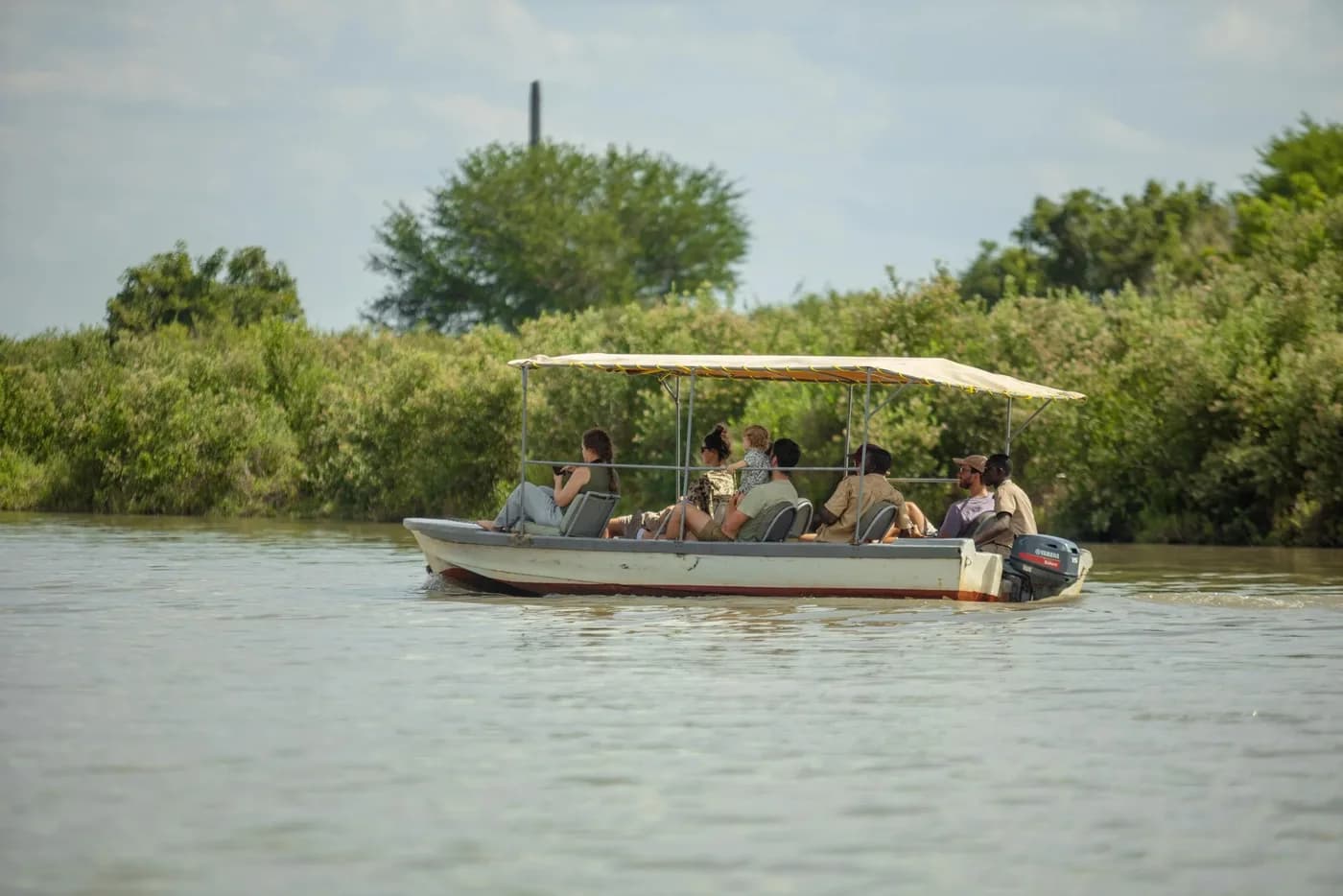 Boat safari on the Rufiji
