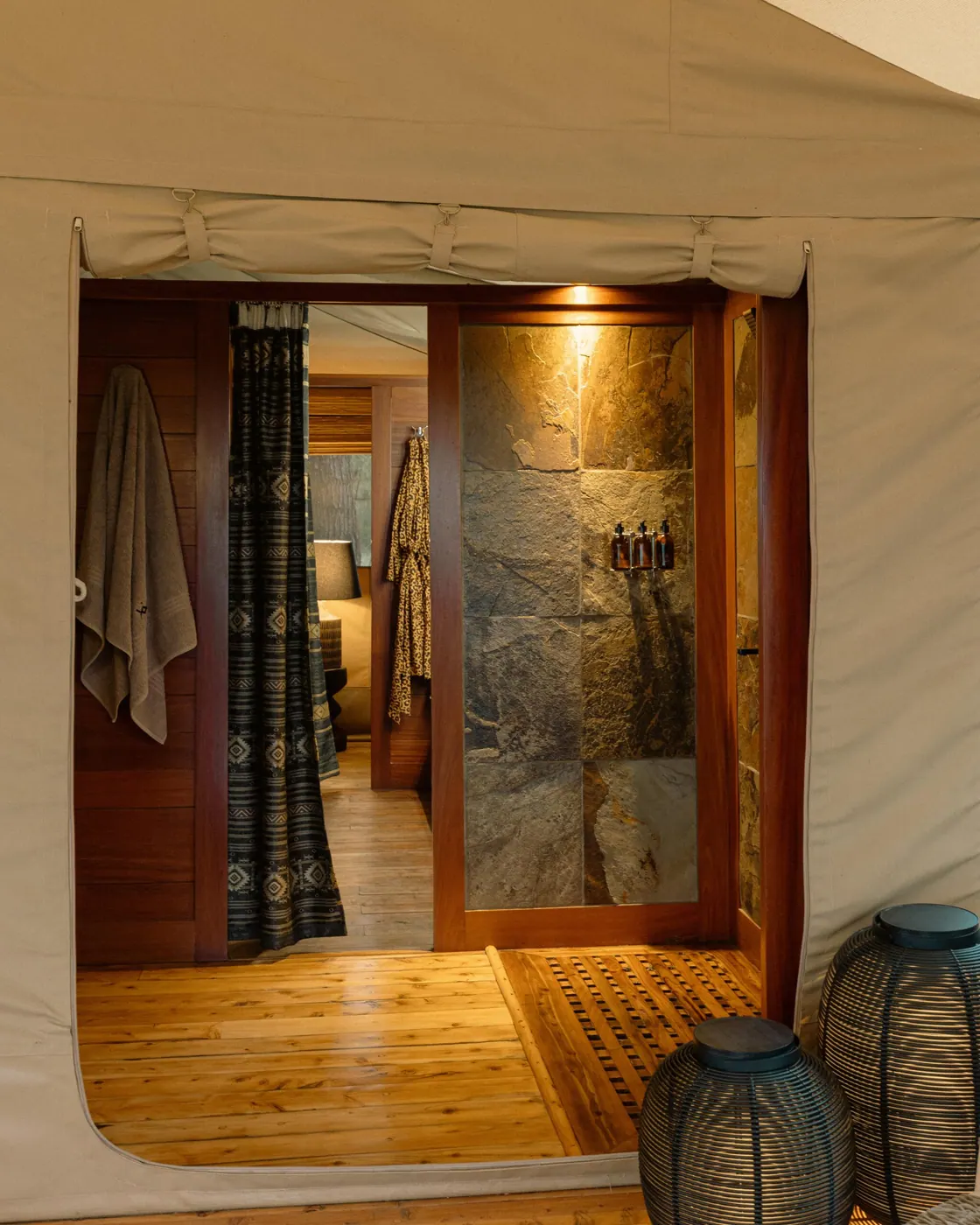 Bathroom and dressing area