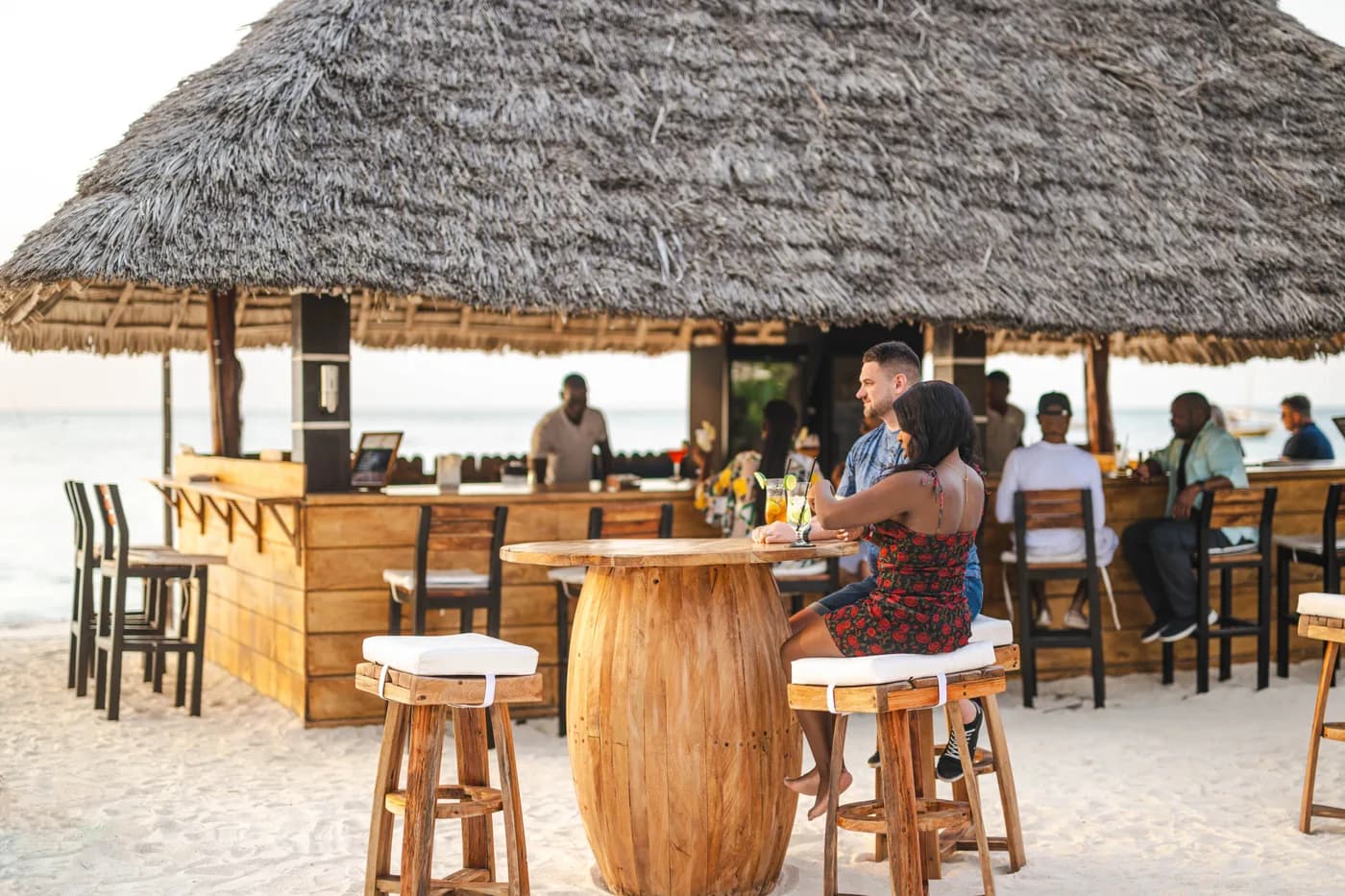 The beach bar