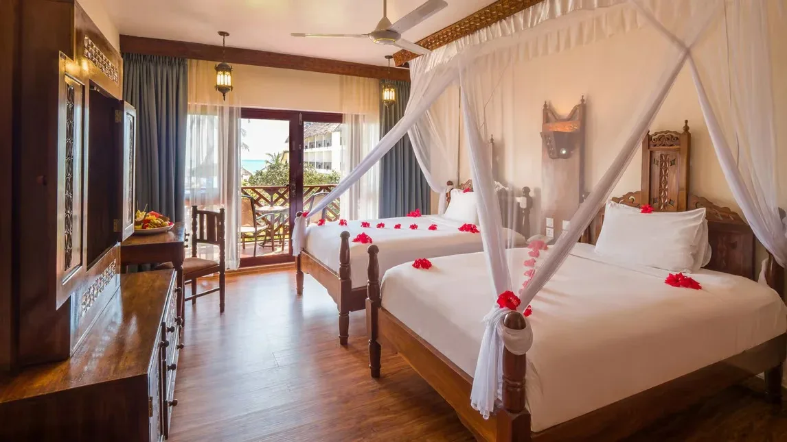 Room with a balcony