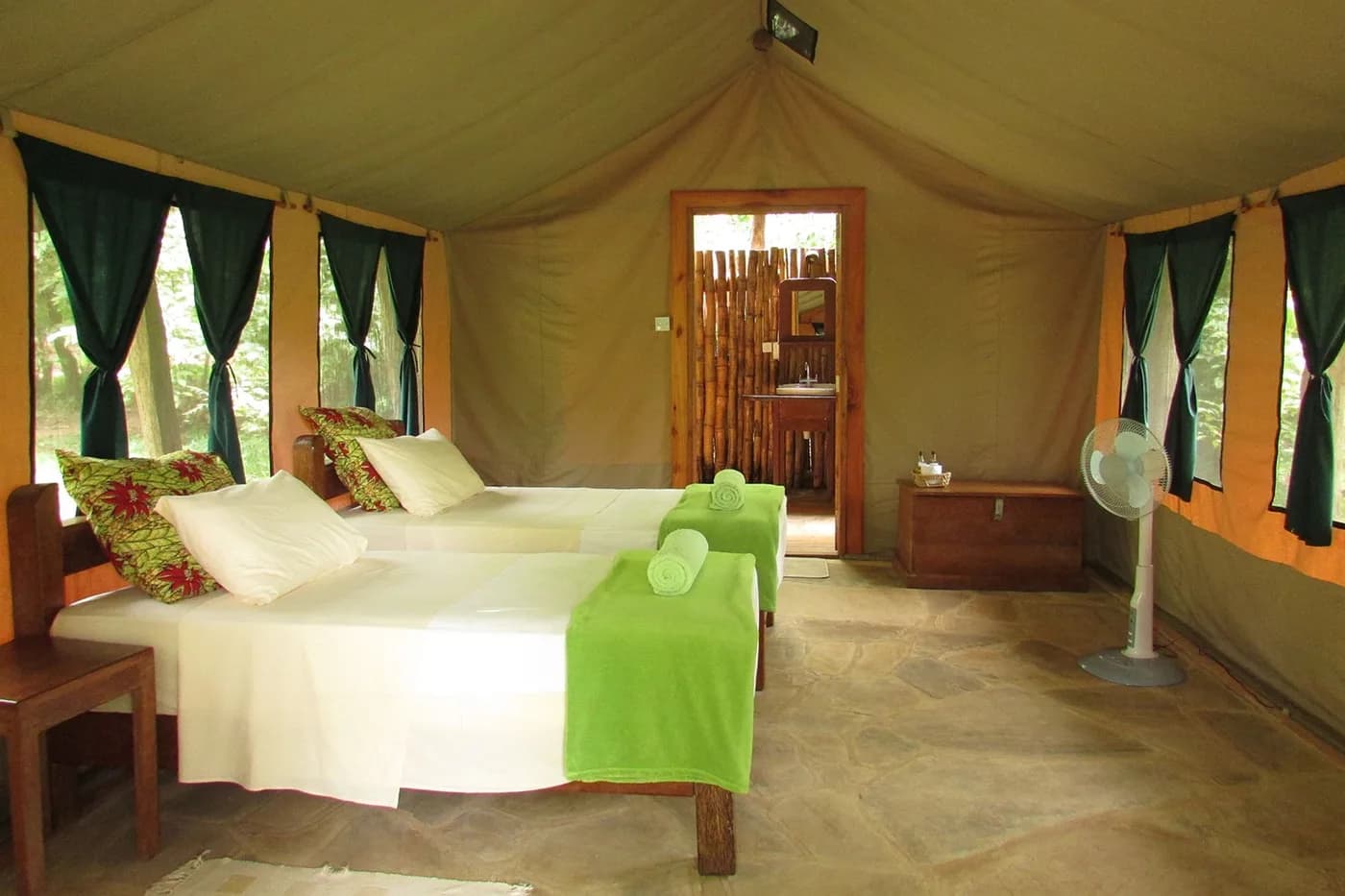 Tent bedroom