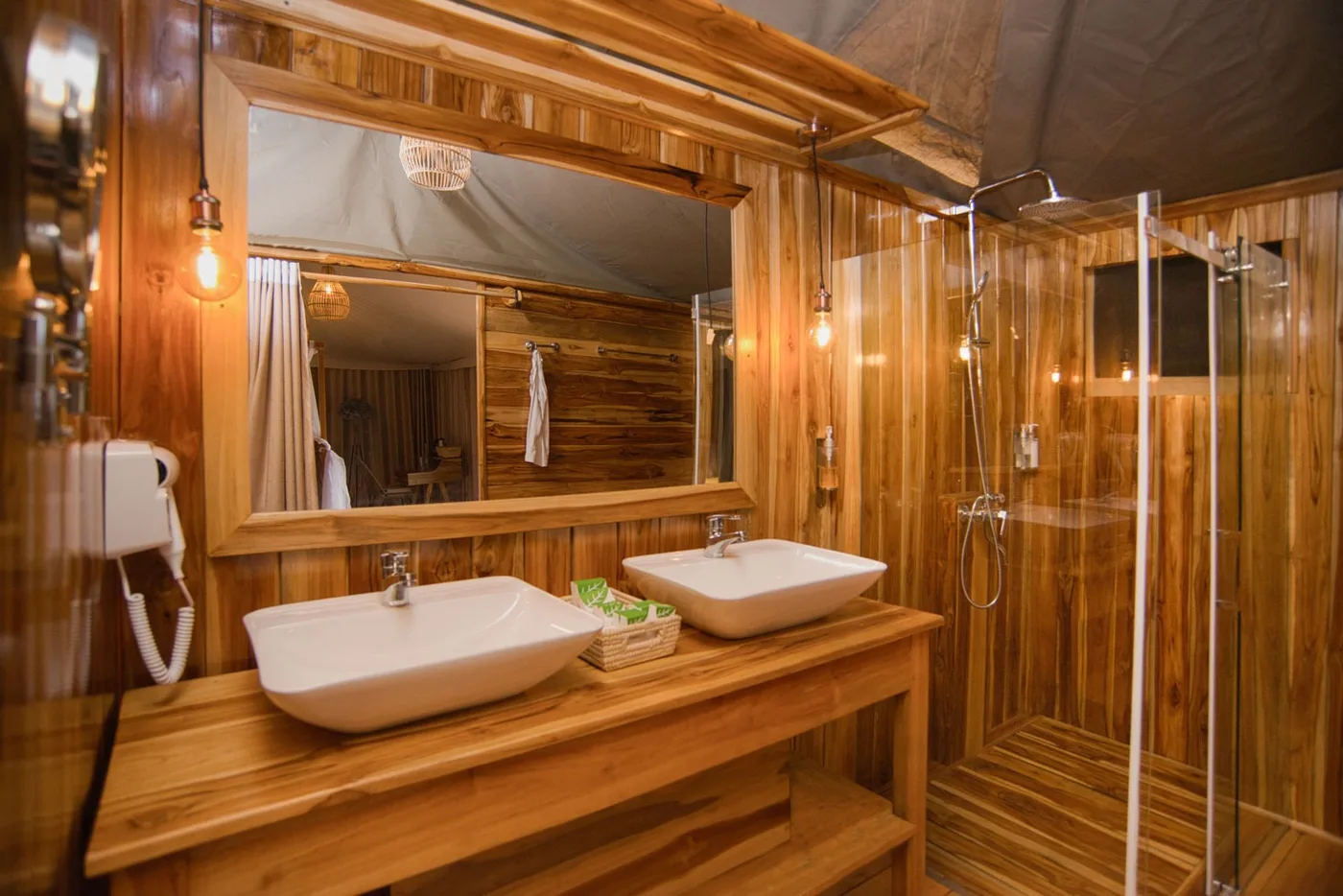 Bathroom with a walk-in shower