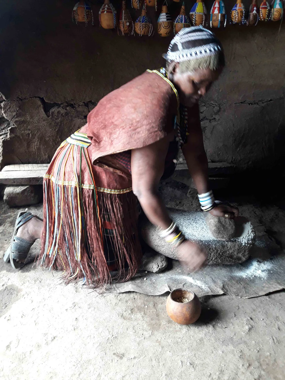 Grinding grain